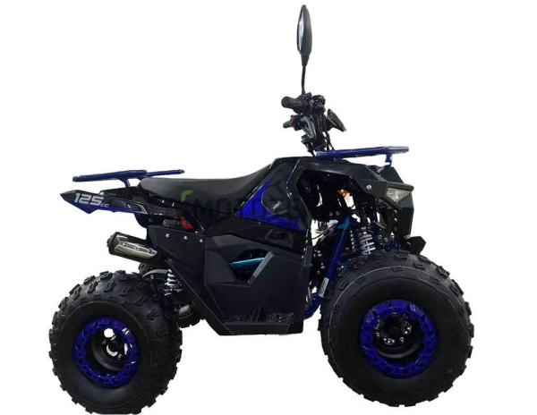 Квадроцикл детский Мотомир ATV Hammer 125 (серия 3) чёрный/красный (машинокомплект) | Мототека Квадроцикл детский Мотомир ATV Hammer 125 (серия 3) чёрный/красный (машинокомплект) | Мототека